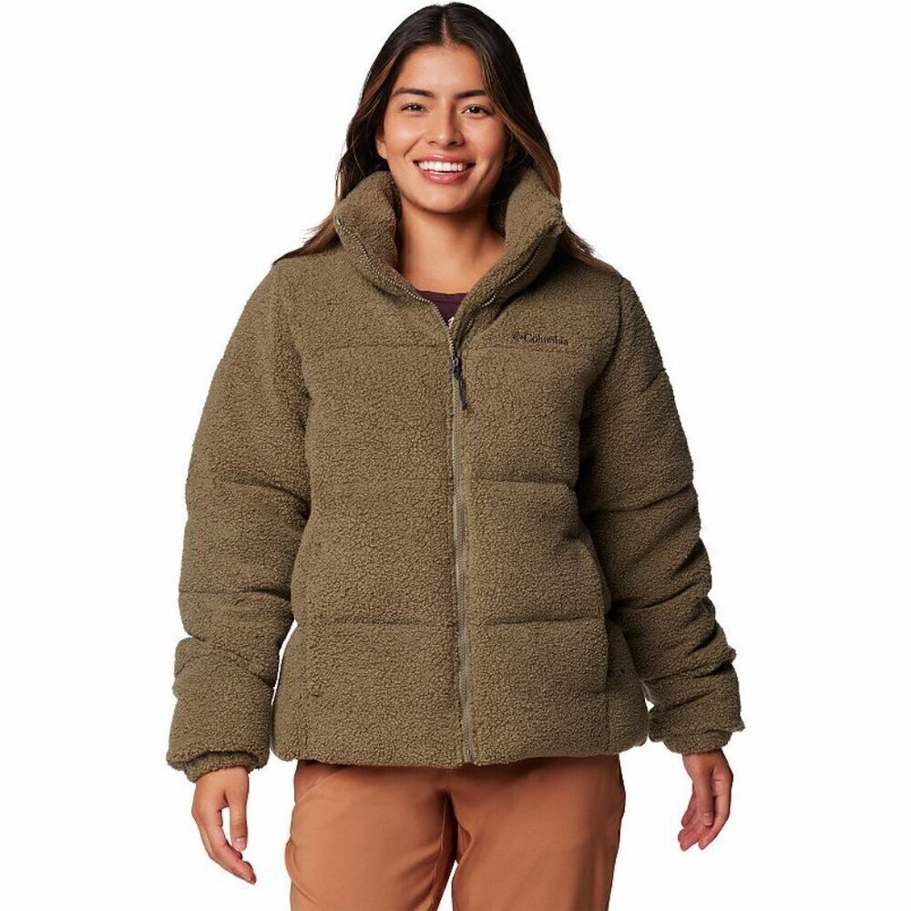 Columbia Women's Puffect Novelty Jacket - Stone Green size xl
